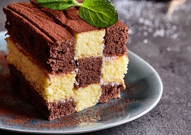 Bolo xadrez cake