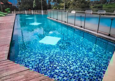 Hasil akhir pembuatan kolam renang oleh dayanapool.