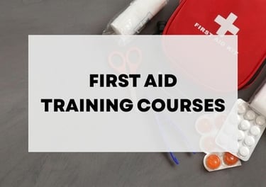 Banner for First Aid Training Courses by 1664 Training Solutions