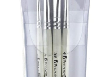 The brushes that the artist uses for her paintings