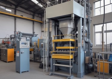 Workers at a construction site using cement and clinker.