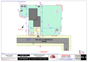 PC2 - Plan de masse - permis de construire maison individuelle- office-plan orléans