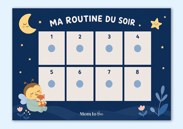 Routine du soir à télécharger sommeil