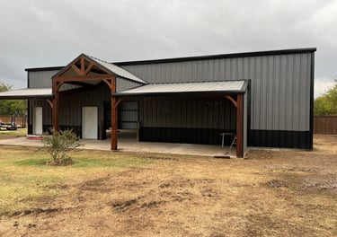 Shop Building with Small Pergola