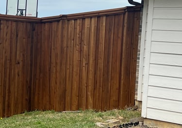 Brown Wood Fence