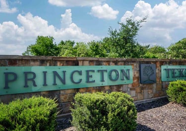 Princeton Texas Signage