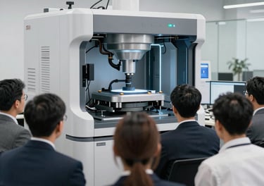 A professional lawyer reviewing detailed business contracts in a modern office.