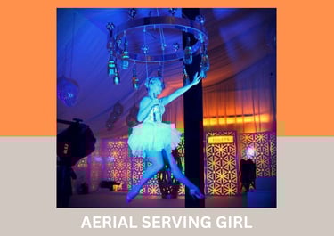 Aerial Serving Girls by Geet Events