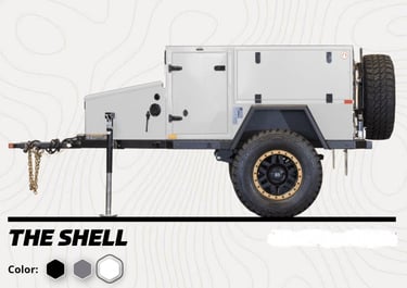 turtleback shell overland trailer for sale in texas at hawkes outdoors