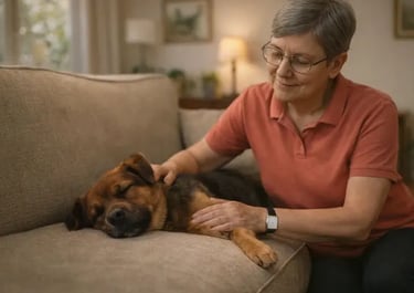 Ganzheitliche Tierbehandlung für Hunde und Katzen durch mobile Tierheilpraktikerin in Hannover