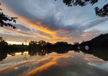 Sunset at Fandee Island - Tad Lo