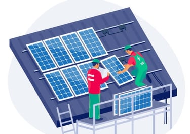 Solar Power Plant Installation
