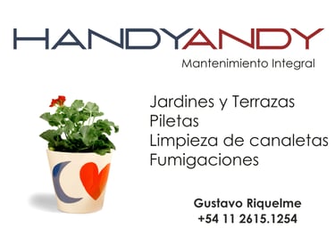 HANDYANDY - Jardines Piletas Fumigaciones y Podas en Altura