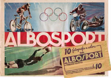 1951 Albosport Editrice Didasco Sports Card Album Cover