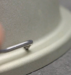 Aerospace engineer performing reverse engineering on aircraft structural parts