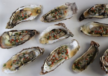 Malpeque Oysters in Thai Sauce