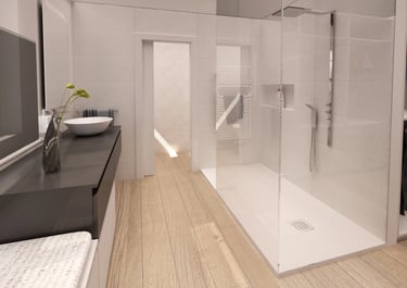 Proyecto de interiorismo para reforma integral de vivienda en Valencia. www.impatto.es