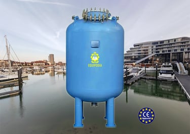 Glass lined storage tanks vertical 