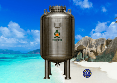 Stainless steel storage tanks vertical