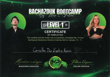 Certificate Bachazouk Level 1 2026_Carvalho Dos Santos Kevin