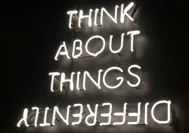 think about things differently
