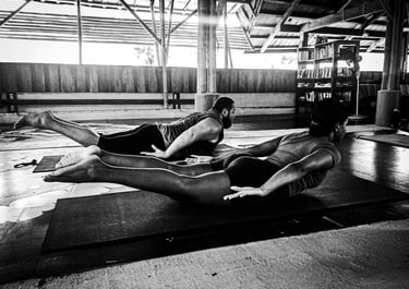 Locust pose variations are part of our spinal health sequence
