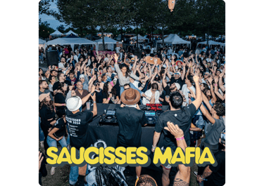 SAUCISSES MAFIA, DJ électro, au ENJOOY Festival 2025, le 20 septembre à Montpellier 