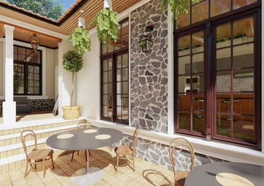 Mediniai langai su skirtukais