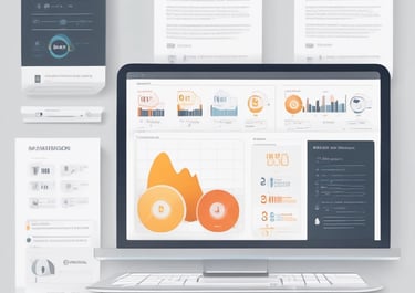 A group of childcare staff collaborating around a laptop in a bright, welcoming classroom.