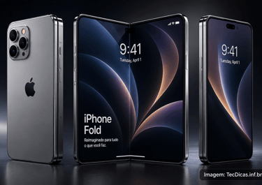 Imagem ilustrativa do iPhone Fold