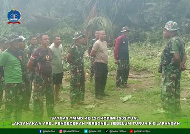 Apel Pengecekan Kesiapan Oprerasi TMMD ke-127 