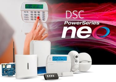 Alarma DSC NEO inalámbrica