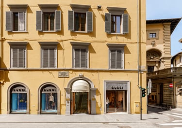 Historic façade from the Room Mate Isabella hospitality project by BRB Engineering srl
