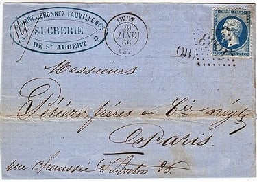 Losange Gros Chiffres 1853 et type 15.