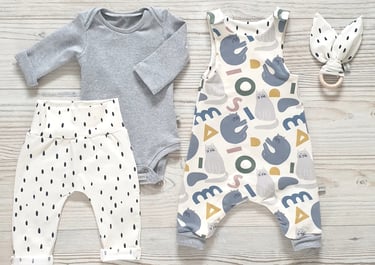 a baby's clothes and accessories for a baby's first year