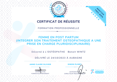 Ostéopathie Femme post partum Benoit Wintz Ostéopathe Toulon