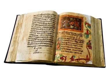 Historická fotografia gréckokatolíckej knihy