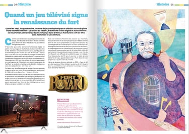 article illustré de télérama sur jacques antoine et fort boyard