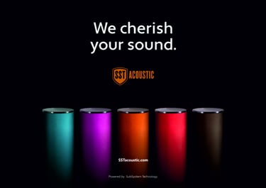 HiFi acoustic treatment with Tube Bass trap, AbFuser, Acoustic Wall Panel, QR Diffuser