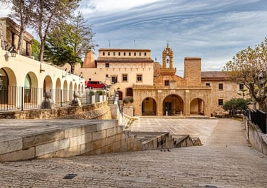 Otra vista del Real Santuario Virgen Fuente de la Salud en Traiguera, cerca de Sant Jordi, Castellón