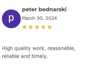 customer review of lawn care and landscaping expert services in toronto