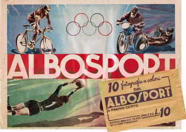 1951 Albosport Editrice Didasco Sports Card Album Cover