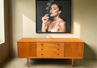 Mid-century modern Avalon teak sideboard from the 1970s, available in Exeter