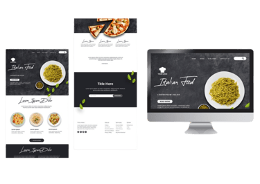 web mockup