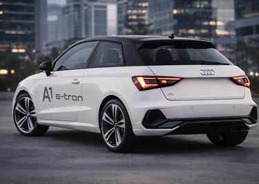 Audi A1 e-tron conceito 2029 traseira carro elétrico compacto Audi