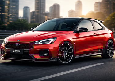 Ford Escort XR3 1989 redesenhado para 2026 com visual moderno esportivo