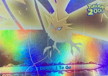 35 2 Down, 1 To Go Topps Pokémon The Movie 2000 rainbow foil