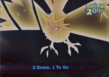 35 2 Down, 1 To Go Topps Pokémon The Movie 2000 silver foil