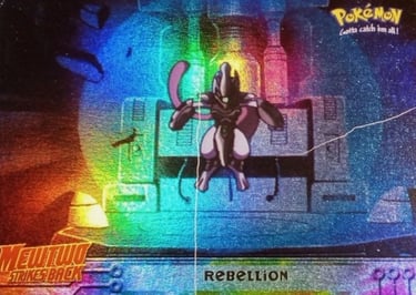 8 Rebellion Topps Pokémon The First Movie rainbow foil