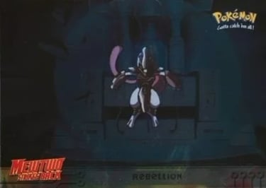 8 Rebellion Topps Pokémon The FIrst Movie silver foil